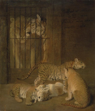 JacquesLaurent Agasse - Group of Whelps Bred between a Lion and a Tigress.webp