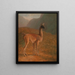 Guanaco - Jacques-Laurent Agasse — cuadro enmarcado en la pared