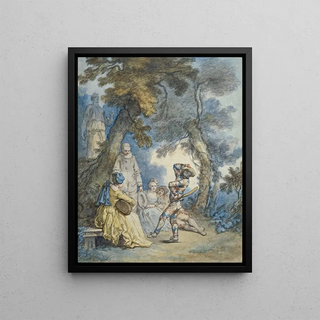 JacquesPhilippe Caresme - Arlequin ou La Danse.webp