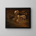 Bliers - Jacques-Raymond Brascassat — framed artwork on a wall