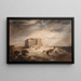 The Castle of the Egg, Naples - Jacques-Raymond Brascassat — framed artwork on a wall