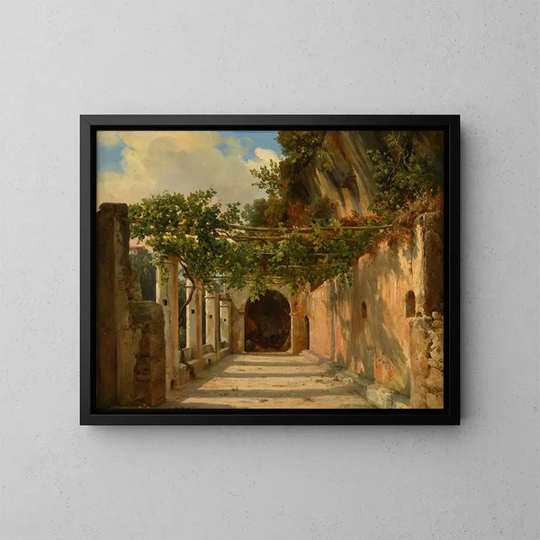 Tonnelle - Jacques-Raymond Brascassat — cuadro enmarcado en la pared