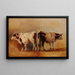 Study of a Cow - Jacques-Raymond Brascassat — framed artwork on a wall