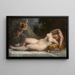 Venus durmiente - Jacques Antoine Vallin — cuadro enmarcado en la pared
