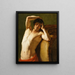 Figures of Men - Jacques Augustin Pajou — framed artwork on a wall