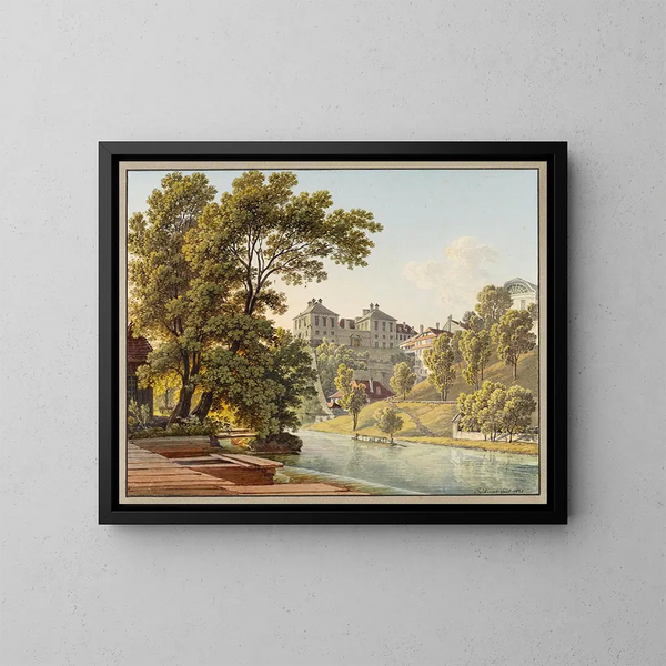 Schanz en Berna - Jacques Henri Juillerat — cuadro enmarcado en la pared