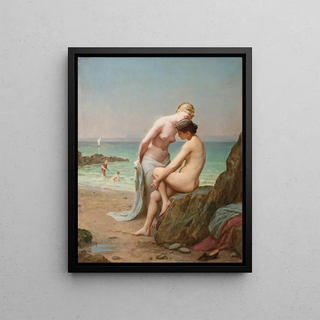 Jacques Joseph Lopold Loustau - Secrets on the shore.webp