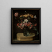 Bouquet of Flowers on a Cardboard Box - Jacques Linard — framed artwork on a wall