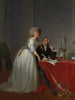 Antoine Laurent Lavoisier 1743-1794 and Marie Anne Lavoisier Marie Anne Pierrette Paulze 1758-1836 - Jacques Louis David — artwork view