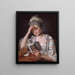 Madame François Buron - Jacques Louis David — framed artwork on a wall