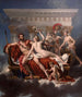 Marte desarmado por Venus - Jacques Louis David — vista de la obra