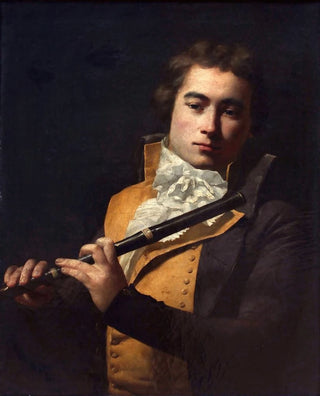 Jacques Louis David - Portrait Of Flutist Franois Devienne.webp