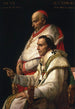Retrato del Papa Pío VII y del cardenal Caprara - Jacques Louis David — vista de la obra