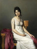 Retrato de una joven en blanco - Jacques Louis David — vista de la obra