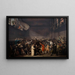 El Juramento del Juego de Pelota el 20 de junio de 1789 - Jacques Louis David — cuadro enmarcado en la pared