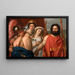 La ira de Aquiles - Jacques Louis David — cuadro enmarcado en la pared