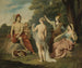 El Juicio de París - Jacques Louis David — vista de la obra