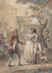 El beso rendido - Jacques Louis François Touzé — vista de la obra