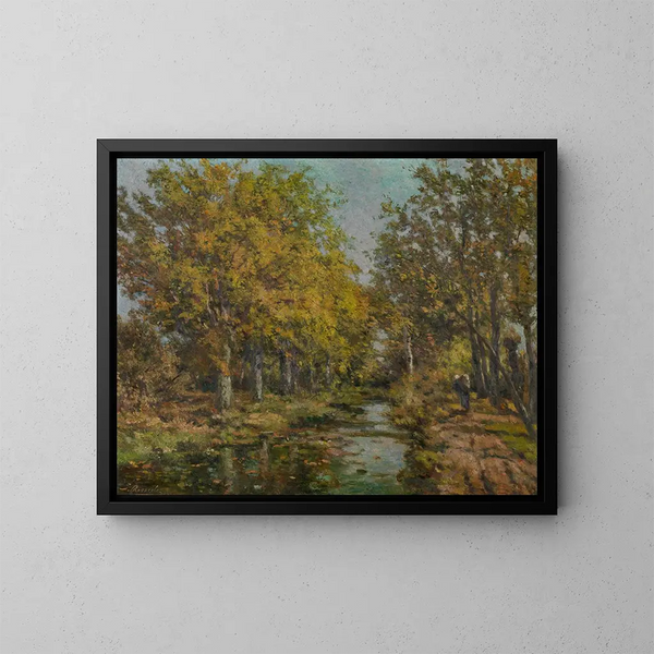Paisaje - Jacques Rosseels — cuadro enmarcado en la pared
