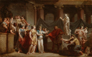 Jacques Sablet - Allegory of the City of Bern The Temple of the LIberal Arts with the city of Bern and the Goddess Minerva.webp