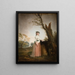 Portrait of Eleonora Chigi, Princess of Teano - Jacques Sablet — framed artwork on a wall