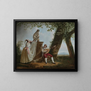 Jacques Sablet - Serenade in a Roman park landscape.webp