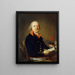 Retrato de un comisario de guerra del año IX cerca de Pascal - Jacques Wilbaut — cuadro enmarcado en la pared