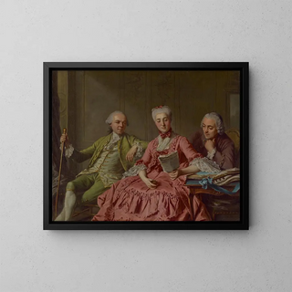 Jacques Wilbaut - Presumed Portrait of the Duc de Choiseul and Two Companions.webp