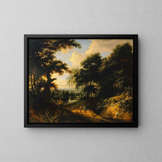 Jacques dArthois - Landscape with Staffage Figures.webp