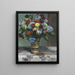 Bouquet of Flowers with Hydrangeas - Jacques-Émile Blanche — framed artwork on a wall