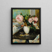 Flores en un jarrón - Jacques-Émile Blanche — cuadro enmarcado en la pared