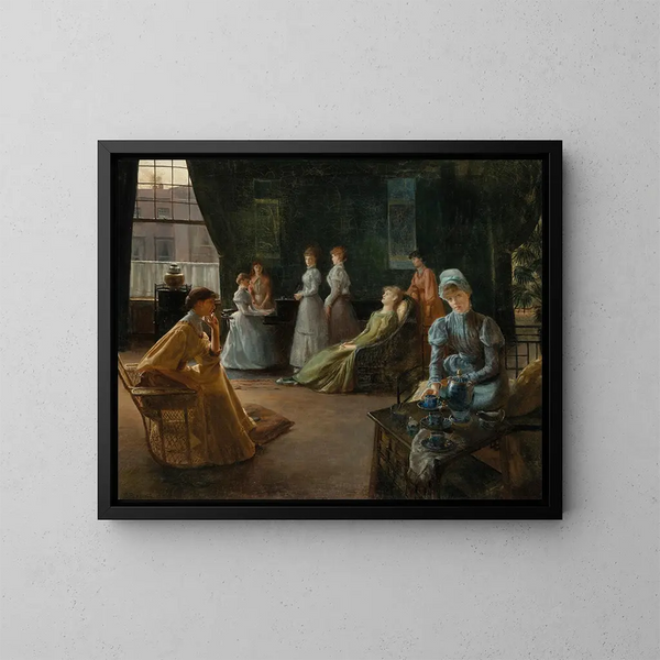 Interior Painting in London - Jacques-Émile Blanche — framed artwork on a wall