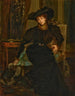 Dama en negro - Jacques-Émile Blanche — vista de la obra