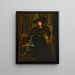Dama en negro - Jacques-Émile Blanche — cuadro enmarcado en la pared