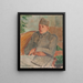Retrato de Francis Poulenc - Jacques-Émile Blanche — cuadro enmarcado en la pared