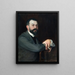retrato de Monsieur Léon Pissard joven - Jacques-Émile Blanche — cuadro enmarcado en la pared