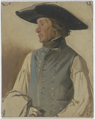 Jakob Becker - Bauer mit groem Hut und blauer Weste.webp