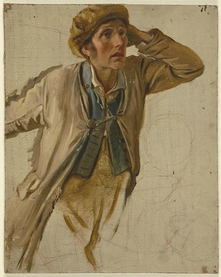 Jakob Becker - Junger Bauer mit brauner Mtze.webp