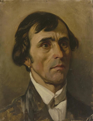 Jakob Becker - Portrait study of a man.webp
