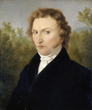 Jakob Christoph Miville - Portrait of the Artists BrotherinLaw Dr Johannes KisselMiville.webp