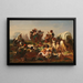 Campamento de Gitanos - Jakob Grünenwald — cuadro enmarcado en la pared