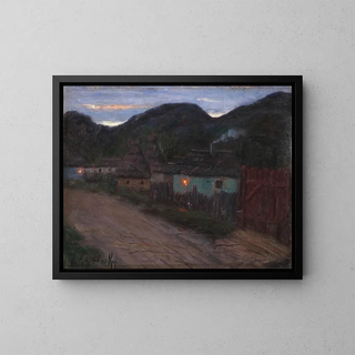 Jakob Koganowsky - Nchtliche Dorfstrae.webp