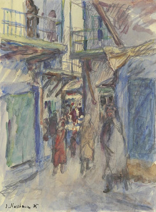 Jakob Nussbaum - Street in Tiberias.webp
