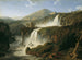 La gran cascada de Tivoli cerca de Roma - Jakob Philipp Hackert — vista de la obra