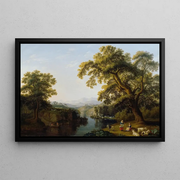 Jakob Philipp Hackert - Flusstal von Isernia bei Neapel.webp