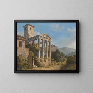 Jakob Philipp Hackert - The Temple of Hercules in Cori near Velletri.webp