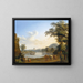 View of Saint Peter's in Rome - Jakob Philipp Hackert — framed artwork on a wall