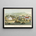 Affoltern en el Emmental - Jakob Samuel Weibel — cuadro enmarcado en la pared