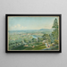 Vista de Berna y del Aar desde el Gurten - Jakob Samuel Weibel — cuadro enmarcado en la pared