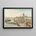 Berna desde la carretera de Thun - Jakob Samuel Weibel — cuadro enmarcado en la pared